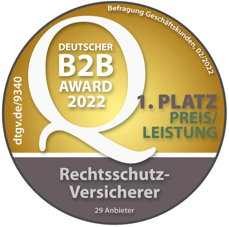 Siegel - Deutscher B2B Award