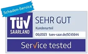 TÜV Saarland - Schaden Service Sehr gut