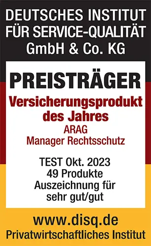 DISQ Siegel - Manager Rechtsschutz 10-2023